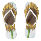  zonnebloem teenslippers (Voetbed)