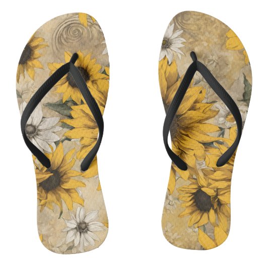 Zonnebloem Teenslippers (Voetbed)