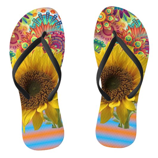 Zonnebloem Teenslippers (Voetbed)