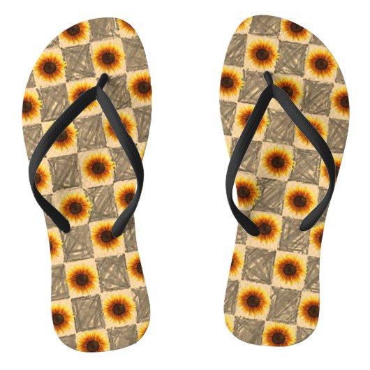 Zonnebloem Teenslippers (Voetbed)