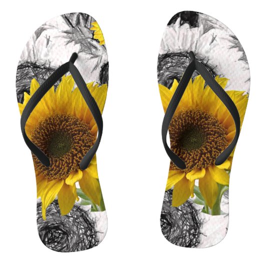 Zonnebloem Teenslippers (Voetbed)