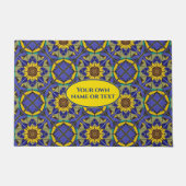  Zonnebloem Tegel: Antiek Decoratieve Vloer Deurmat (Voorkant)