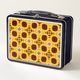 Zonnebloem Tegel Pattern Lunchbox