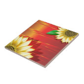 Zonnebloem Tegeltje (Zijkant)