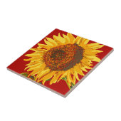 Zonnebloem Tegeltje (Zijkant)