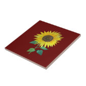 Zonnebloem Tegeltje (Zijkant)