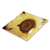  zonnebloem tegeltje (Zijkant)