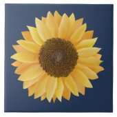Zonnebloem Tegeltje (Voorkant)