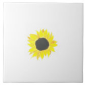 Zonnebloem Tegeltje (Voorkant)