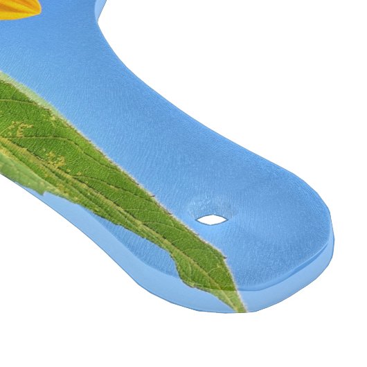 Zonnebloem tegen zon op blauwe hemel - Zomer Snijplank (Hoek)