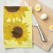 Zonnebloem Theedoek (Quarter Fold)