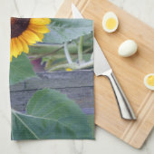 zonnebloem theedoek (Quarter Fold)
