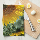 Zonnebloem theedoek (Quarter Fold)