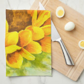 Zonnebloem Theedoek (Quarter Fold)