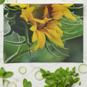 Zonnebloem Theedoek (Gevouwen)