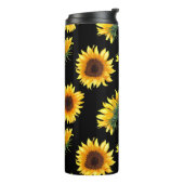 Zonnebloem Thermale Tumbler Thermosbeker (Gedraaid links)