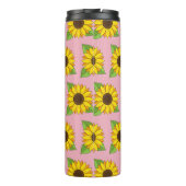 Zonnebloem Thermosbeker (Achterkant)