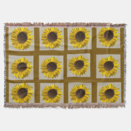 Zonnebloem Throw Blanket Deken