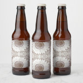 zonnebloem thuis bier etiket (Flessen)