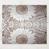 zonnebloem thuis bier etiket (Enkel label)