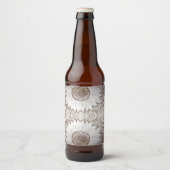 zonnebloem thuis bier etiket (Voorkant)