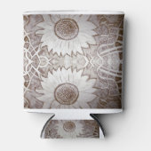 zonnebloem thuis blikjeskoeler (Voorkant)