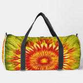 Zonnebloem Tie Dye monogram persoonlijke Reis Tas (Voorkant)