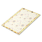 Zonnebloem tijdens de Gouden Uur | Standaard scheu Notitieblok (Schuin)