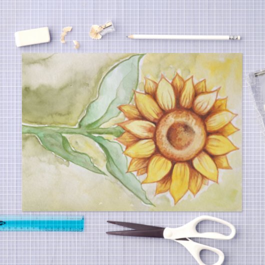 Zonnebloem Tissuepapier (Craft)