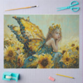 Zonnebloem Tissuepapier (Craft)