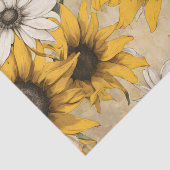 Zonnebloem Tissuepapier (Detail)