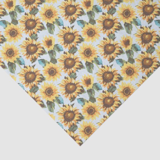 Zonnebloem Tissuepapier (Detail)