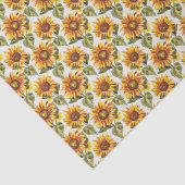 Zonnebloem Tissuepapier (Detail)