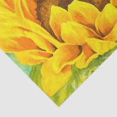 Zonnebloem Tissuepapier (Detail)