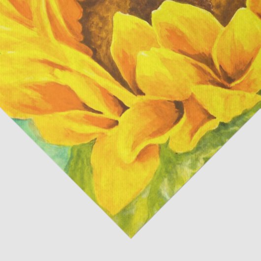 Zonnebloem Tissuepapier (Detail)