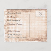 zonnebloem - tong - bruiloft met uitzondering van  aankondigingskaart (Achterkant)