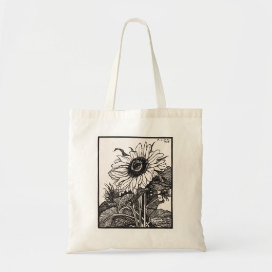 Zonnebloem Tote Bag (Voorkant)
