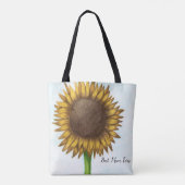  zonnebloem tote bag (Achterkant)