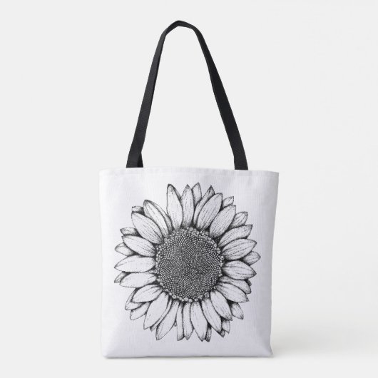 Zonnebloem Tote Bag (Achterkant)