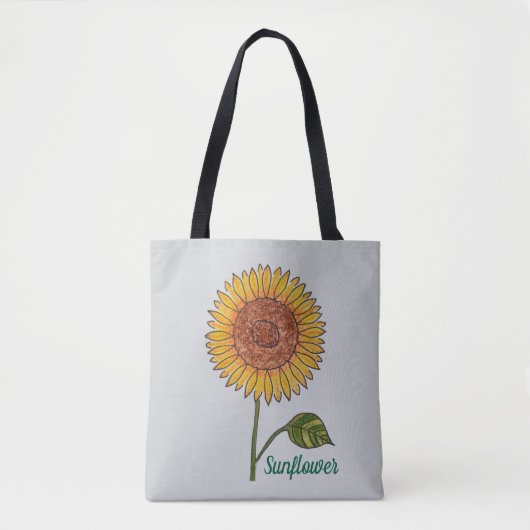 Zonnebloem Tote Bag (Voorkant)