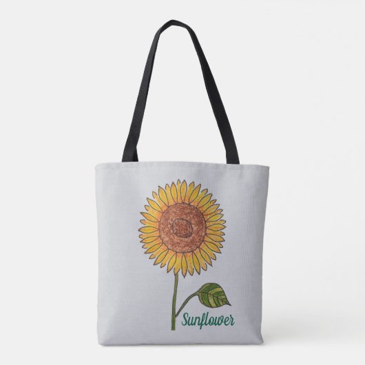 Zonnebloem Tote Bag (Achterkant)