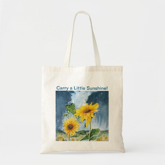 Zonnebloem Tote Bag (Voorkant)