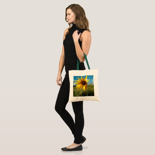 Zonnebloem Tote Bag (Voorkant (model))