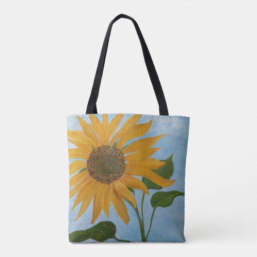 Zonnebloem Tote Bag (Achterkant)