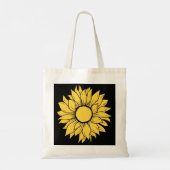 Zonnebloem tote bag (Achterkant)