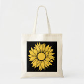 Zonnebloem tote bag (Voorkant)