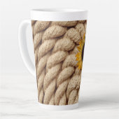 Zonnebloem Touw Latte Mok (Linkerhoek)