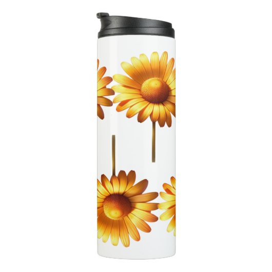 Zonnebloem Travel Mug Thermosbeker (Geroteerd rechts)