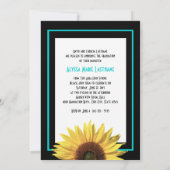 Zonnebloem Tri Foto Kaart (Achterkant)