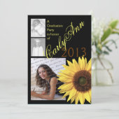 Zonnebloem Tri Foto Kaart (Staand voorkant)